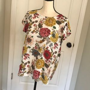 Floral top by LOFT
